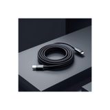 Lucatech iPhone 13/13 Pro/14/14 Pro ile Uyumlu 2 Metre 120W Lightning Şarj Kablosu, Siyah