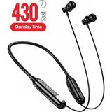 Lucatech iPhone 6 / 7 / 8 / x / 11 / 12 / 13 / 14 Pro Max Uyumlu Boyun Askılı Bluetooth Kulaklık 430 Saat - Siyah