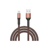 Lucatech Lightning Kablosu iPhone 13/13 Pro/13 Pro Max Uyumlu Hızlı Şarj Kablosu, 2 Metre, Kahve AZD2152KEMR69