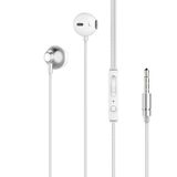 Lucatech Özel Fiber Kablo Korumalı Stero Kulaklık 3.5 mm Jack - Beyaz