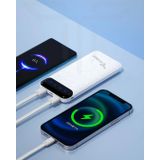 Lucatech Powerbank 22.500 mAh 25W PD + TURBO SARJ iPhone 6/7 / 8/11 / 12/13 / 14 Pro Max ile uyumlu (Beyaz)
