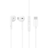 Lucatech Samsung A32 / A33 / A34 / A35 / A40 / A52 / A70 / A72 / A73 Uyumlu Type-C Kulaklık - Beyaz