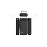 Lucatech Samsung Galaxy Tab E Serisi ile Uyumlu 12.500 mAh Powerbank, Siyah, Çift USB Çıkışı, Micro ve Type-C Giriş