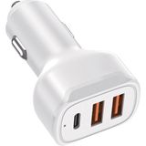 Lucatech Xiaomi 14 / 15 / Poco X6 / X6 Pro Uyumlu 100W Ultra Hızlı Araç Şarj Aleti - Beyaz