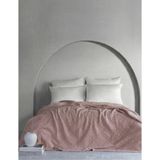 Lucca Fitilli Desen Yatak Örtüsü - Pudra - 240 x 260 cm
