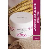 Lucca Vita Yoğun Bakım Maskesi 500ML Paraben İçermez Aşırı Yıpranmış Saçlar İçin Onarıcı Krem