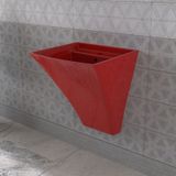 Lucco Loop Kırmızı Asma Monoblok 50 cm Lavabo