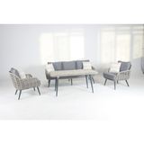 Luce Garden Aura Rattan Bahçe & Balkon Koltuk Takımı - Gri