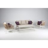 Luce Garden Frezya Plus Rattan Bahçe & Balkon Koltuk Takımı - Meşe