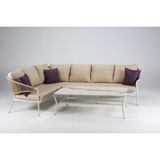 Luce Garden Frezya Rattan Bahçe & Balkon Köşe Takımı - Meşe