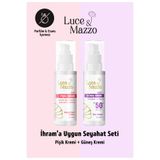 Luce & Mazzo Kokusuz Ihrama Uygun Seyahat Seti Güneş Kremi, Pişik Kremi