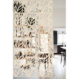 Lucena Ahşap Seperatör Sarkıt Panel Paravan Levha Seti 4 Adet Lazer Desen Seçenekli - 016 - 40 cm x 40 cm - Akça