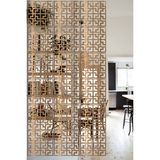 Lucena Ahşap Seperatör Sarkıt Panel Paravan Levha Seti 4 Adet Lazer Desen Seçenekli - 044 - 40 cm x 40 cm - Tesbih