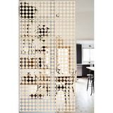 Lucena Ahşap Seperatör Sarkıt Panel Paravan Levha Seti 4 Adet Lazer Desen Seçenekli - 055 - 40 cm x 40 cm - Akça