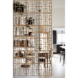 Lucena Ahşap Seperatör Sarkıt Panel Paravan Levha Seti 4 Adet Lazer Desen Seçenekli - 066 - 40 cm x 40 cm - Tesbih
