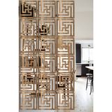 Lucena Ahşap Seperatör Sarkıt Panel Paravan Levha Seti 4 Adet Lazer Desen Seçenekli - 072 - 40 cm x 40 cm - Tesbih