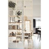 Lucena Ahşap Seperatör Sarkıt Panel Paravan Levha Seti 4 Adet Lazer Desen Seçenekli - 083 - 40 cm x 40 cm - Akça
