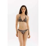 Lucente Leopar Desenli Üçgen Bikini