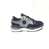 LUCIANO BELLİNİ SİYAH GRİ DERİ ERKEK SNEAKER AYAKKABI