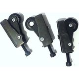 Lucido 8 Adet 1.5 cm Genişlikte Dolap Sürgü Kapak Tekeri Taşıyıcı Metal Malzeme ile Dayanıklı