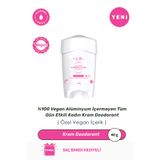 Lucille Pamuk Şeker Kokulu Alüminyumsuz Kadın Vegan Krem Deodorant 40 ML