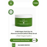 Lucille Yeşil Çay Aloe Veralı Arındırıcı ve Nemlendirici Vegan Vücut Peelingi 250 gr