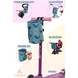 Lucina Flow Çocuk Bisiklet Scooter Gidon Çantası, Ön Bisiklet Sepeti, Su Geçirmez Kumaş, Çoğu Çocuk Bisikleti Veya Scooter'a Uyumlu - Mavi