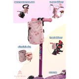 Lucina Flow Çocuk Bisiklet Scooter Gidon Çantası, Ön Bisiklet Sepeti, Su Geçirmez Kumaş, Çoğu Çocuk Bisikleti veya Scooter'a Uyumlu