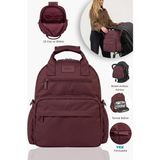 Lucina Oslo V2 Anne Bebek Termal Bakım Çantası - Burgundy