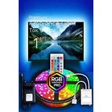 luciole 1 Metre Tv Arkası Tak Çalıştır Rgb Led 16 Renkli 4 Animasyonlu Yatak Odası Mutfak Lambader