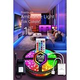 Luciole 1 Mt Şerit Led Animasyonlu Tak Çalıştır Kumandalı Rgb Işık Duvar Aydınlatma Ambiyans Lambader