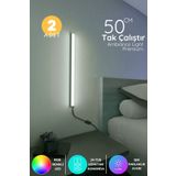 Luciole 2 Adet Mini Led Lambader Uzaktan Kumandalı 4 Farklı Mod - 16 Farklı Renk Minib