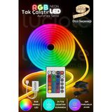 luciole 3 Metre RGB Neon Şerit LED Işık | AuraFlex Serisi | Renk Geçişli Esnek Aydınlatma & Kumandalı Sistem