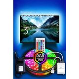 luciole 3 Metre Tv Arkası Tak Çalıştır Rgb Led 16 Renkli 4 Animasyonlu Yatak Odası Mutfak Lambader
