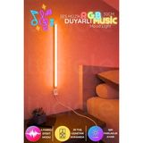 luciole 50 cm Ses müzik duyarlı Uzaktan Kumandalı Led Abajur - Yatak Üstü, Tv Yanı ,oturma Odası
