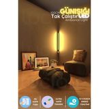 Luciole Led Abajur Aplik Gece Lambası Lambader Günışığı Renk Tak Çalıştır Işık - 1 m - Gün Işığı