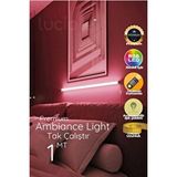 Luciole Led Abajur Aplik Gece Lambası Rgb Lambader 16 Renkli Uzaktan Kumandalı Işık 4 Animasyonlu Beyaz