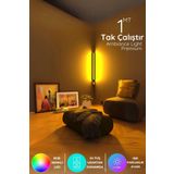 luciole Led Abajur Aplik Gece Lambası Rgb Lambader 16 Renkli Uzaktan Kumandalı Işık 4 Animasyonlu DİPSİZ100D