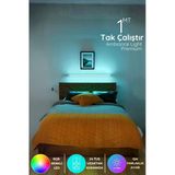 Luciole Led Abajur Aplik Gece Lambası Rgb Lambader Renkli Uzaktan Kumandalı Işık 4 Rgbluciled