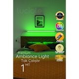 Luciole Led Abajur Aplik Gece Lambası Rgb Lambader Renkli Uzaktan Kumandalı Işık Rgbluciled1 Beyaz
