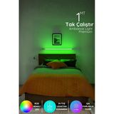 Luciole Led Abajur Aplik Gece Lambası Rgb Lambader Renkli Uzaktan Kumandalı Işık Rgbluciled1