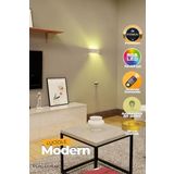 luciole Led Abajur Yatak Oturma Odası Salon Lambası Rgb Işık Çok Renkli Dikdörtgen Kumandalı Ablbs