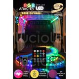 Luciole Lumidrive 1m Rgb LED Şerit – 20 Tuş Ses Kontrollü, Müzik Senkron Efektli, Modül Dahil, 12V - 1 m