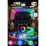 Luciole Lumidrive 2m Rgb Araç LED Şerit – Bluetooth Kontrollü, 5050 Gerçek Rgb, Mobil Uyumlu Işık Şovu - 2 m