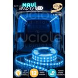 Luciole Lumidrive 3m Mavi 12V LED Şerit – 180 Çipli, Kesilebilir, Yapışkanlı, Çıplak Uçlu Montaja Hazır - 3 m