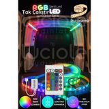 luciole LumiDrive 5m RGB 5050 Şerit LED – 24 Tuş IR Kumandalı Modül Seti, Tam Renk Kontrolü, 12V