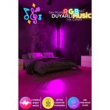 luciole PartyLight RGB LED Işık – Sesle Senkron Renkli Kumandalı Gece Lambası / lambader