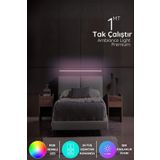 luciole Rgb Led Abajur Aplik Gece Lambası Lambader Renkli Uzaktan Kumandalı Işık - Ledtube3