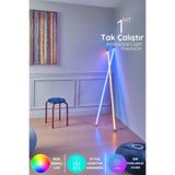 luciole Rgb Led Strip Tube Light Abajur Uzaktan Kumandalı Işık Lamba Ampül Aydınlatma Renkli Atube7