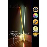 Luciole Rgb Led Strip Tube Light Lambader Uzaktan Kumandalı Işık Lamba Ampül Aydınlatma Renkli Animasyonlu7 Beyaz